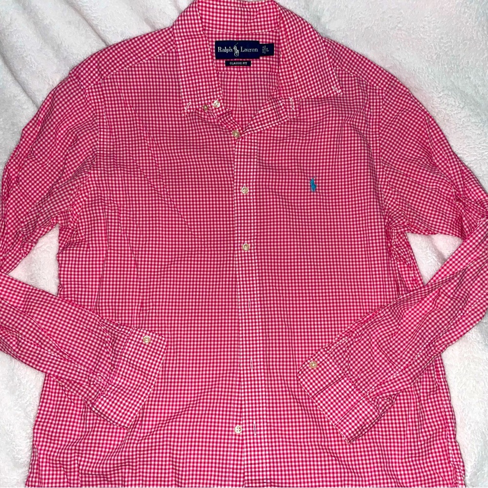 Pink Button Down Shirt
